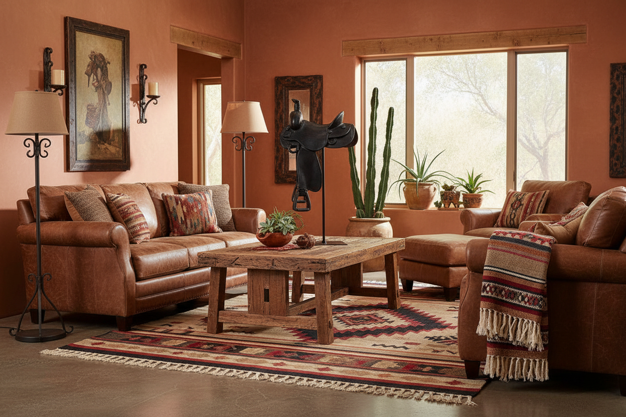 16" Black Metal Western Horse Saddle Sculpture