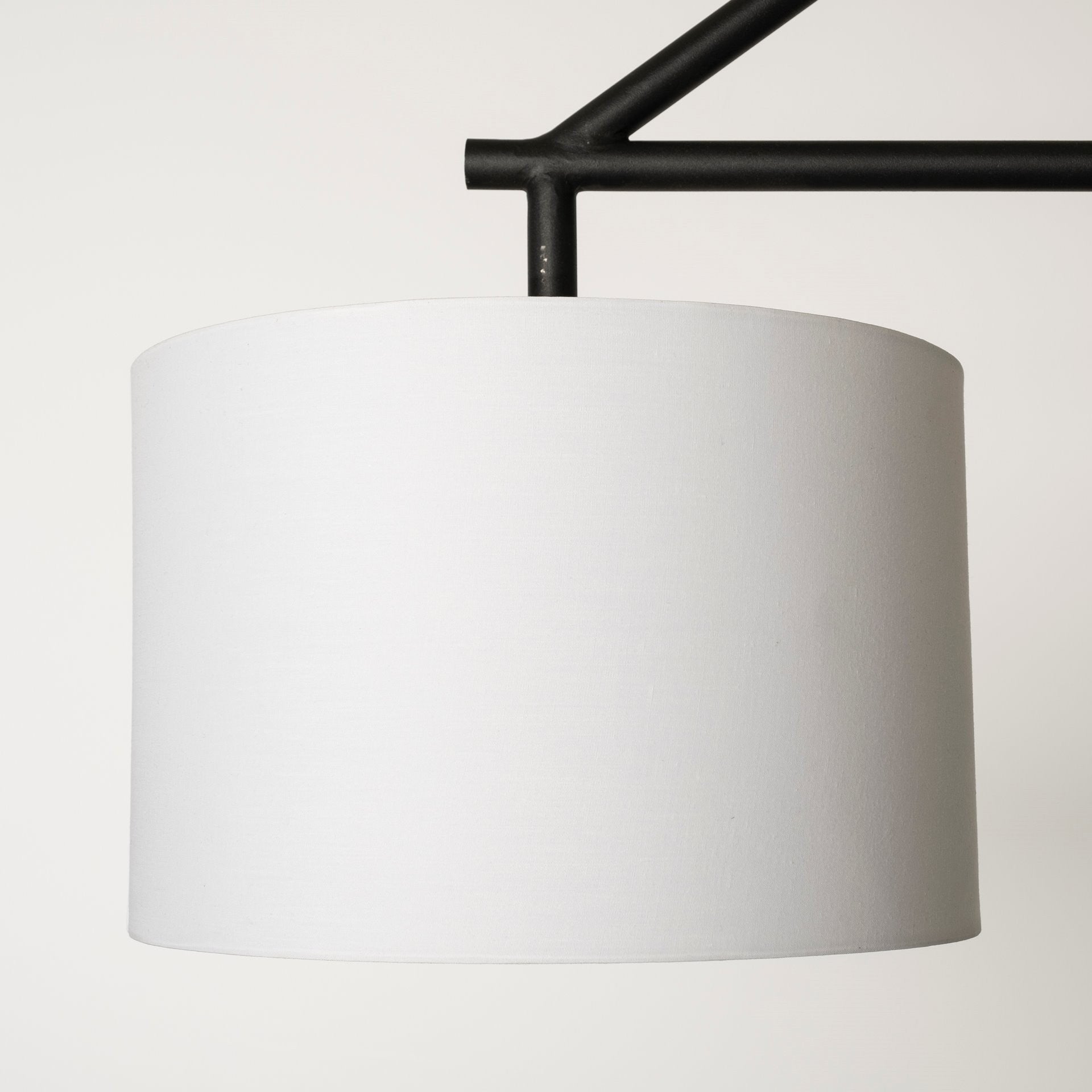 60" White Shade 3-Pendant Light