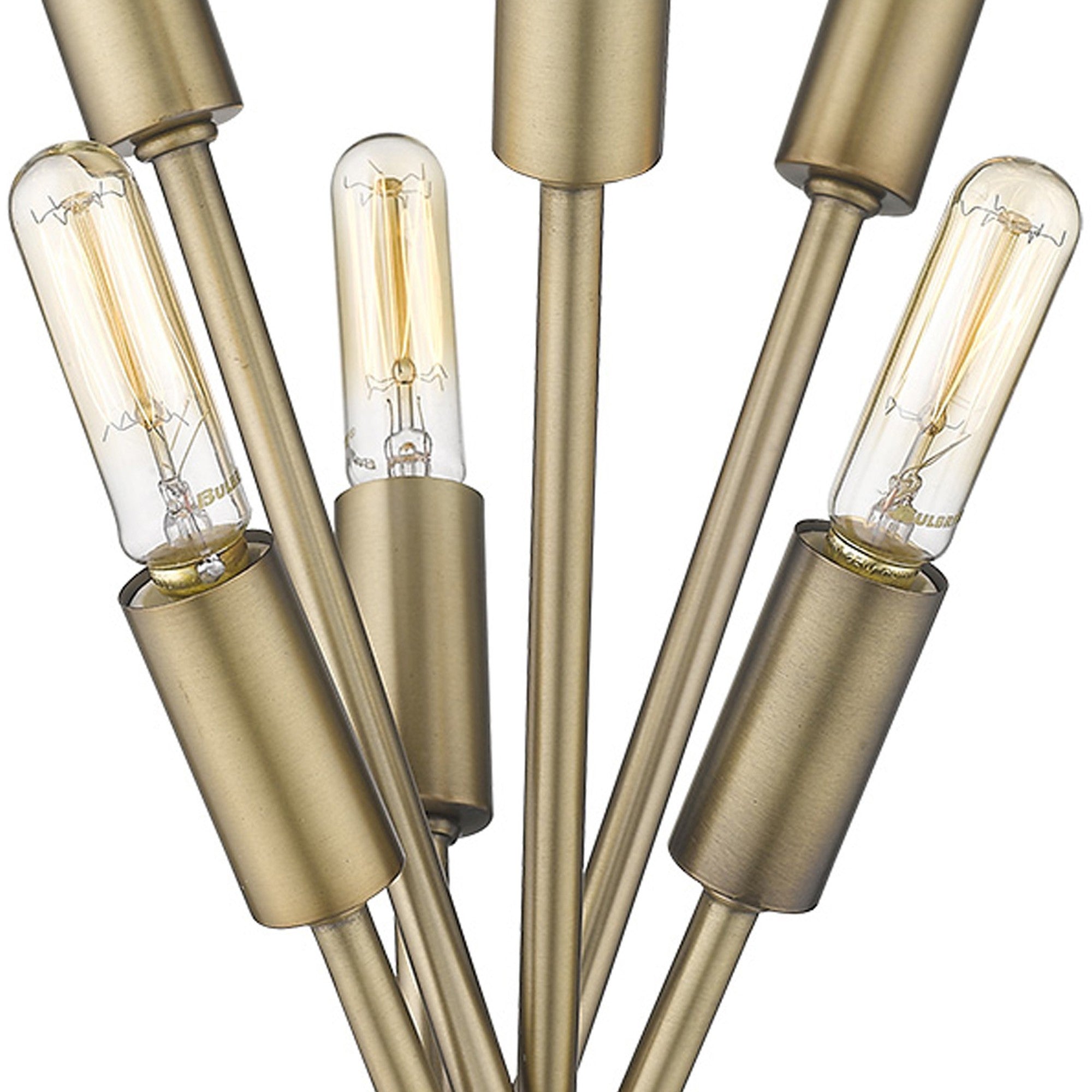 60" Gold 6 Light Torch Lamp