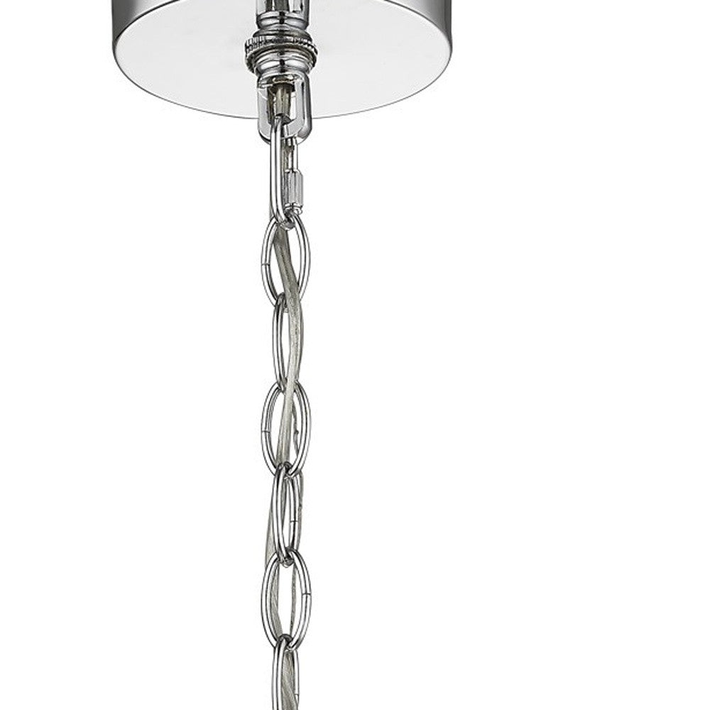 23" White Discs Pendant Lamp