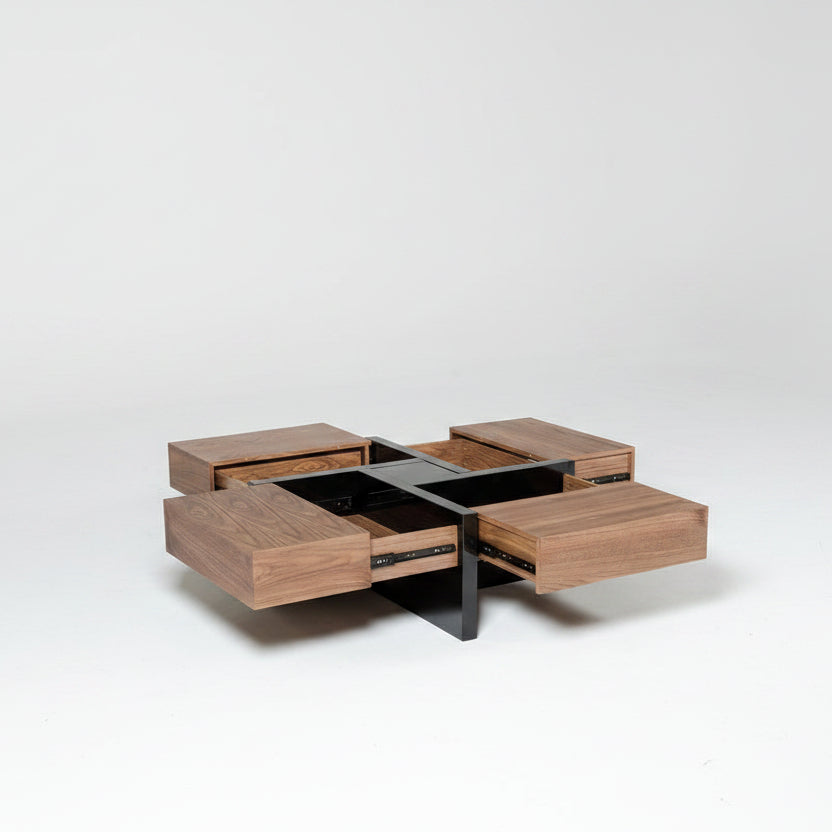39" Expandable Modern Coffee Table with Storage