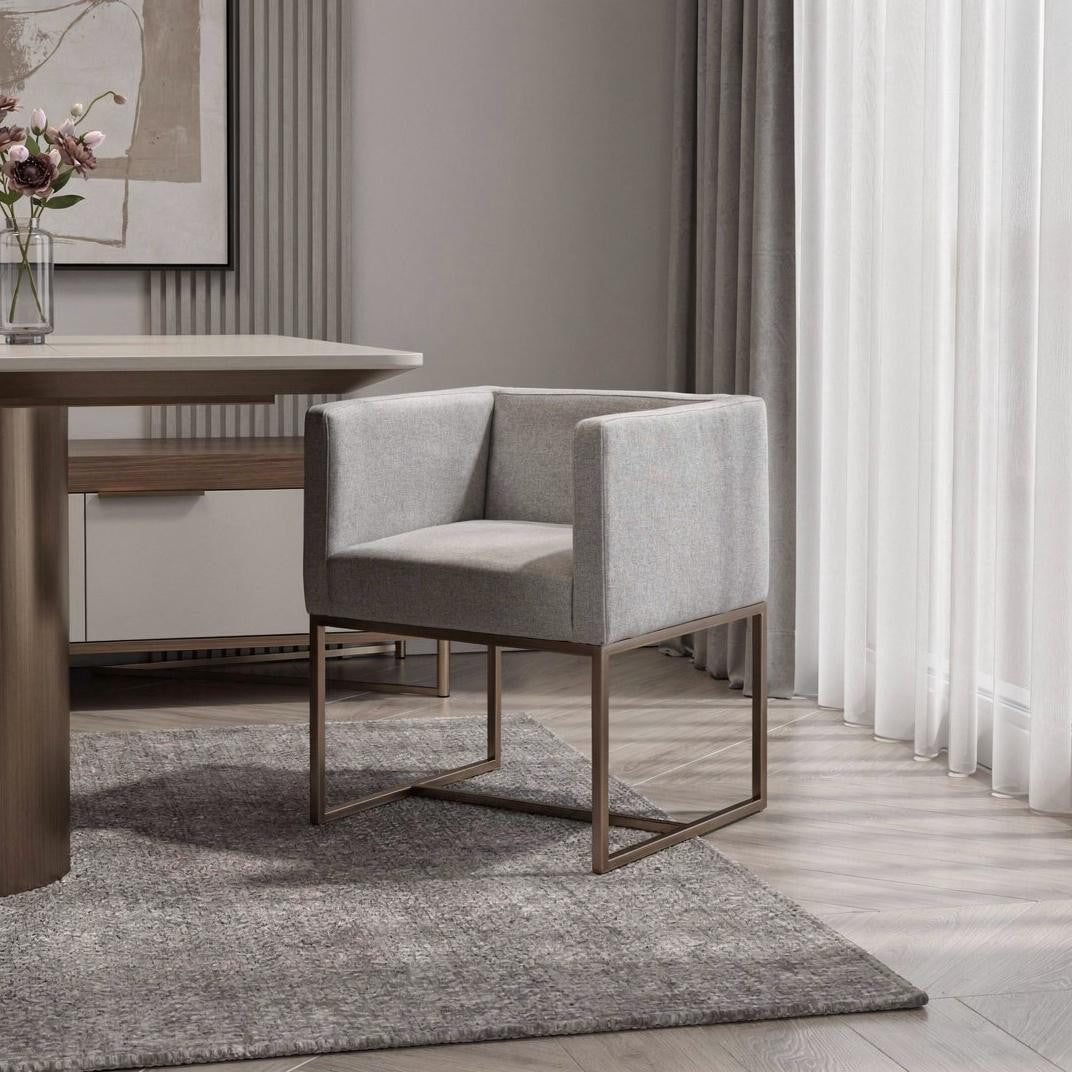 24" Modern Tuxedo Dining Chair