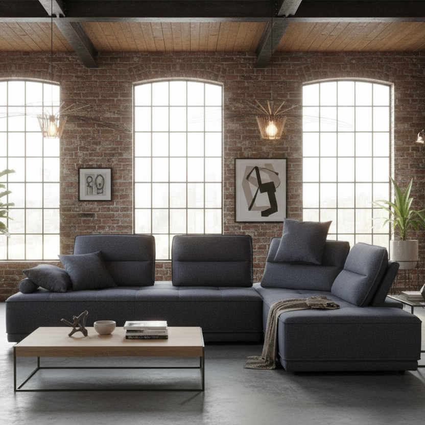 124" 2 pc. Modular Sofa