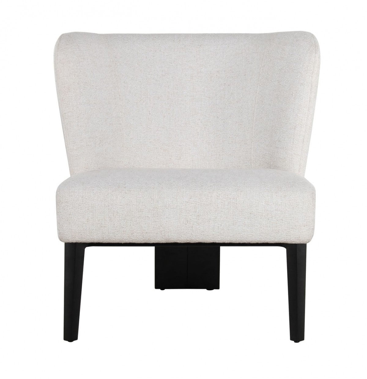 39" White Wingback Chair