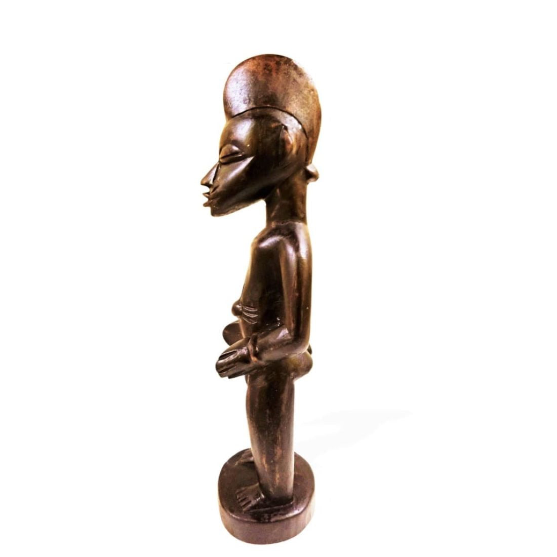 6" West African Bronze Wood Senufo Sculpture