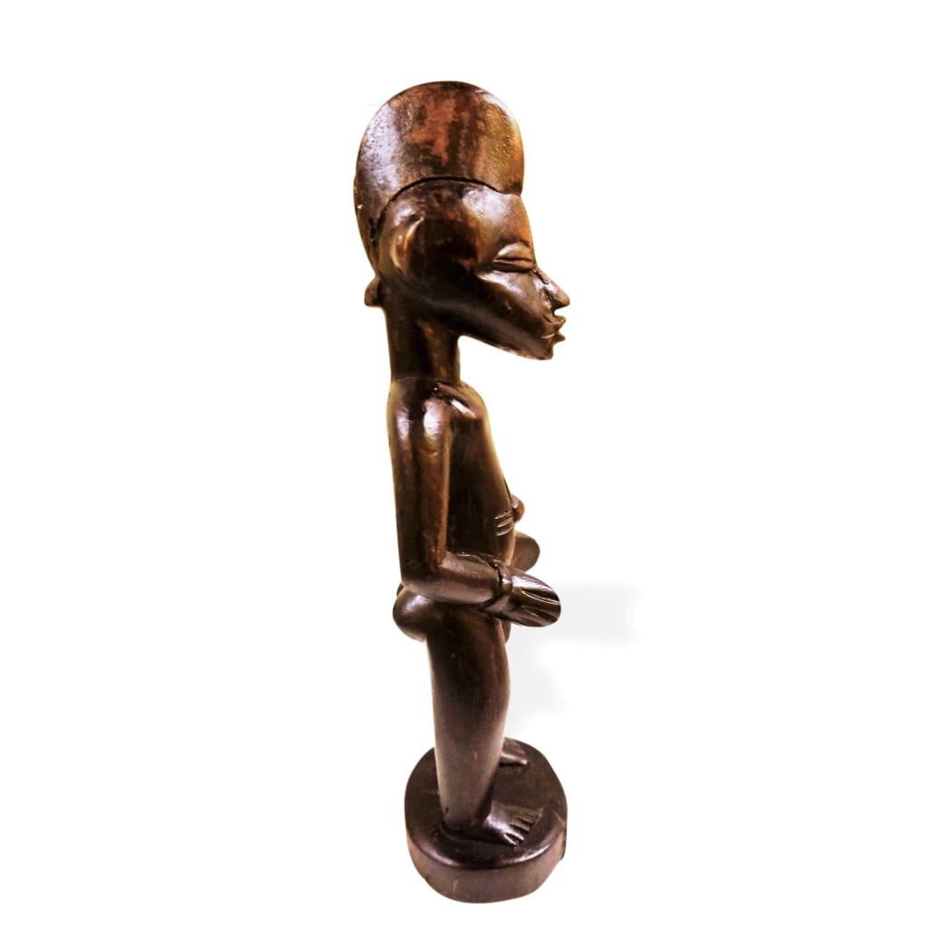 6" West African Bronze Wood Senufo Sculpture