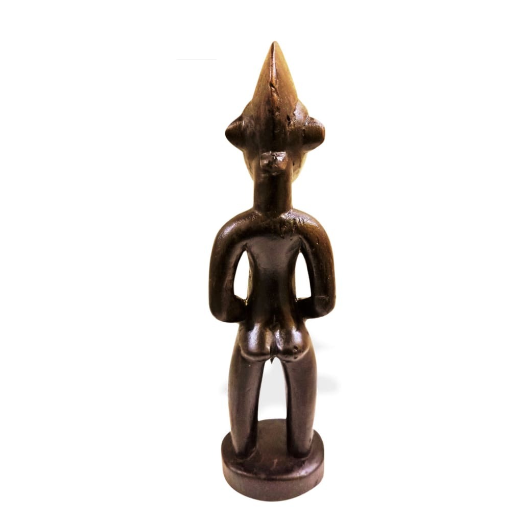 6" West African Bronze Wood Senufo Sculpture