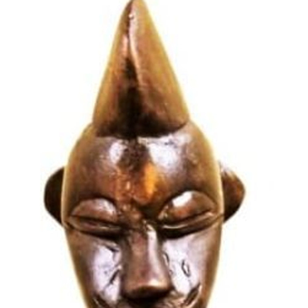 6" West African Bronze Wood Senufo Sculpture