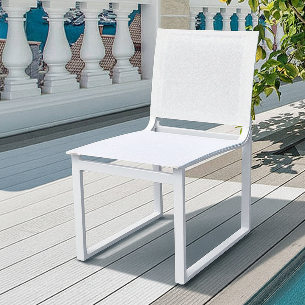 23" Set Of Two Outdoor Dining Chair
