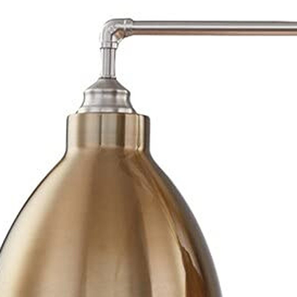 39" Gold 3-Light Dome Island Chandelier