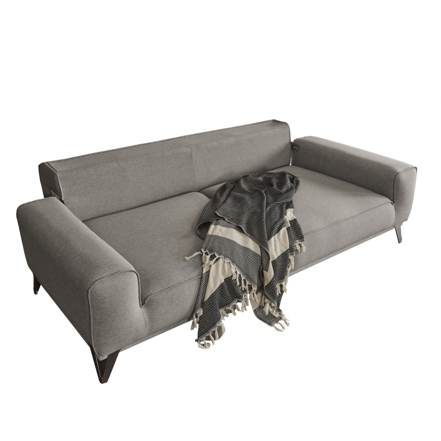90" Linen Sleeper Sofa Bed