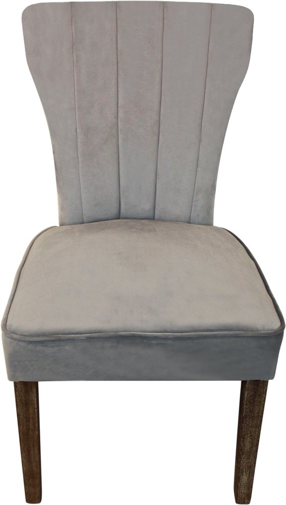 Set of Two 21" Velvet Parsons Dining Chair