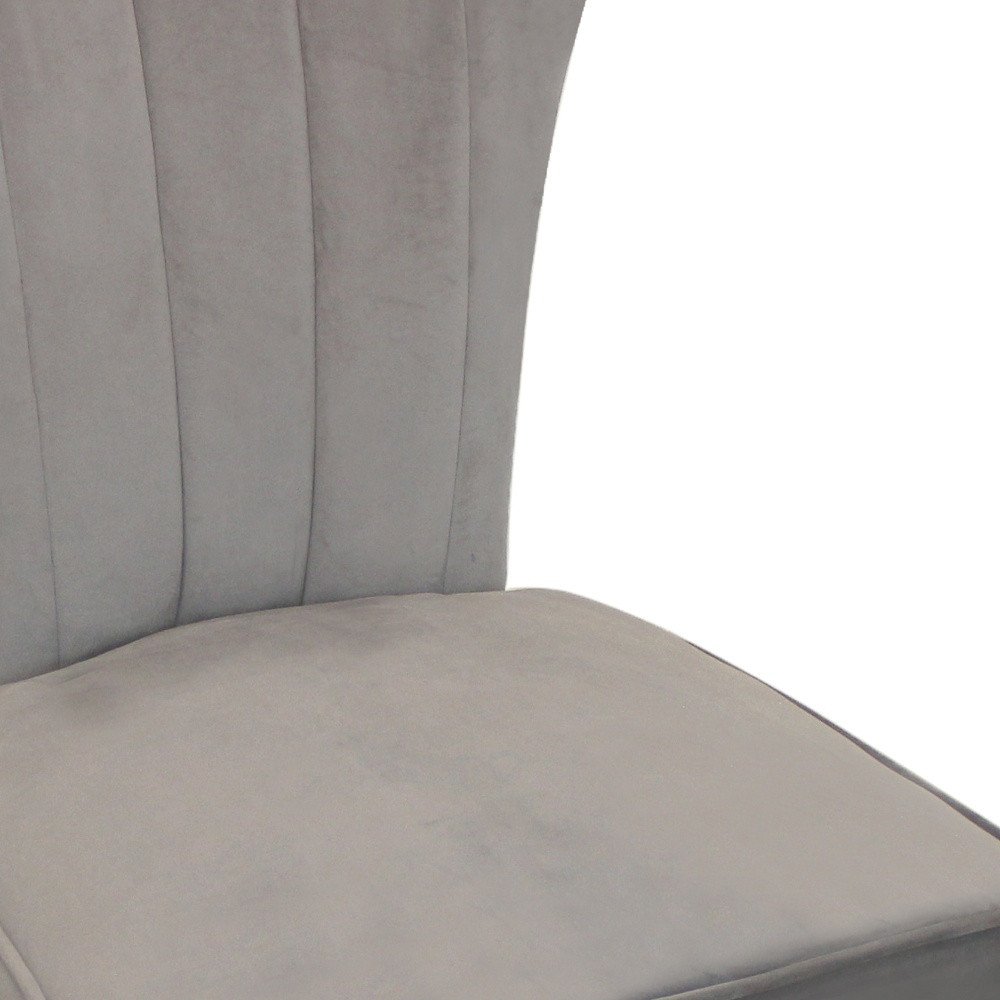 Set of Two 21" Velvet Parsons Dining Chair