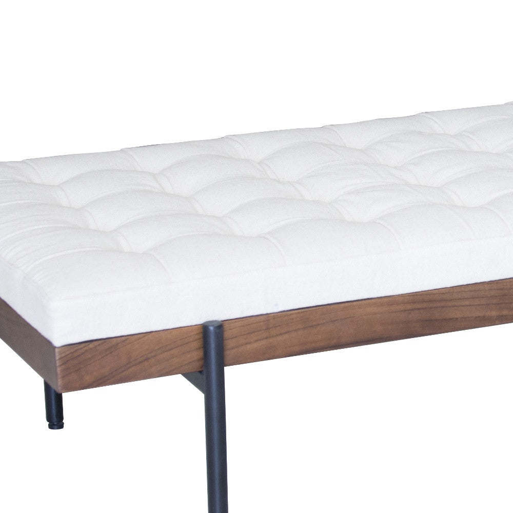 72" Ivory Cotton Daybed with Pillow