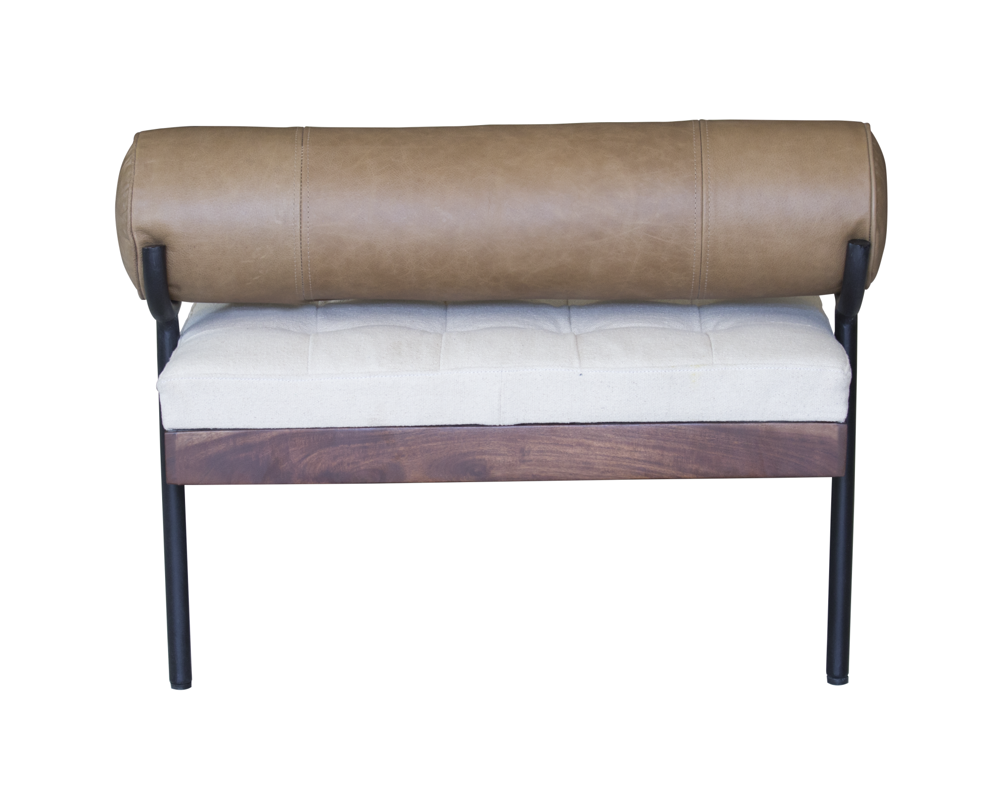 72" Ivory Cotton Daybed with Pillow