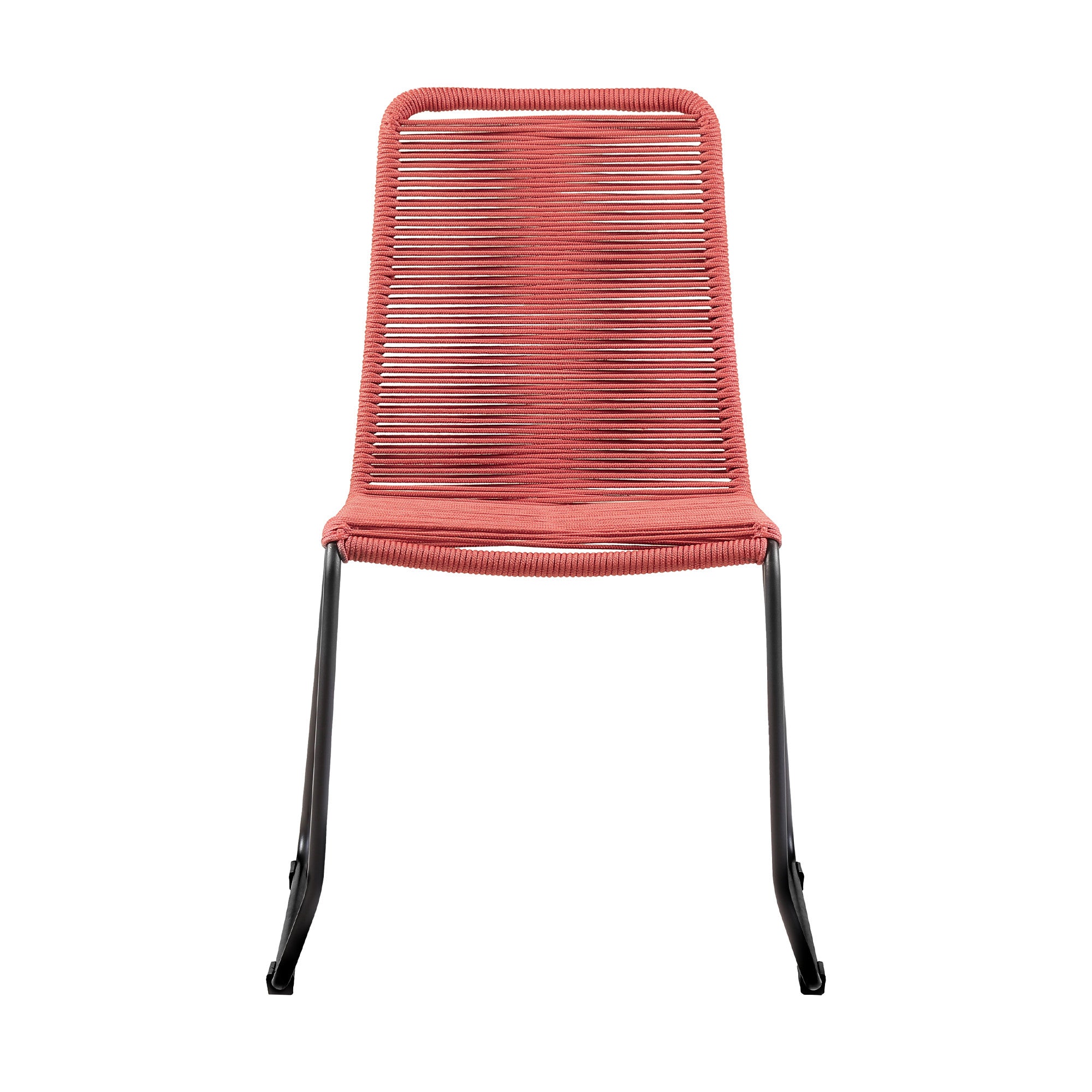 Set of Two 23"  Metal Outdoor Dining Chair