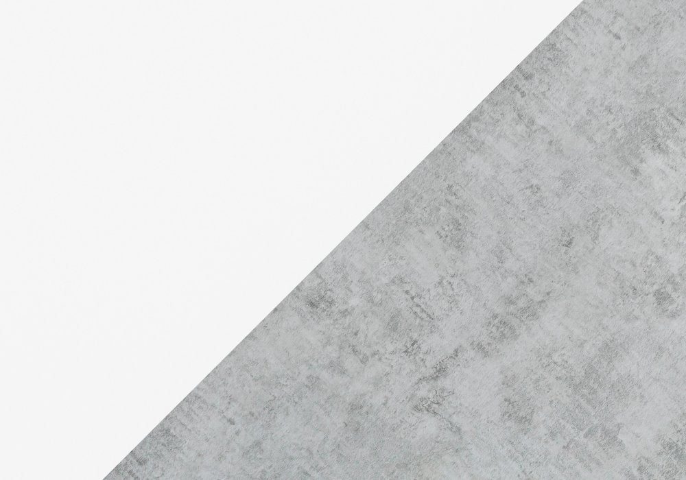 47" Gray and White Contemporary Open TV Stand