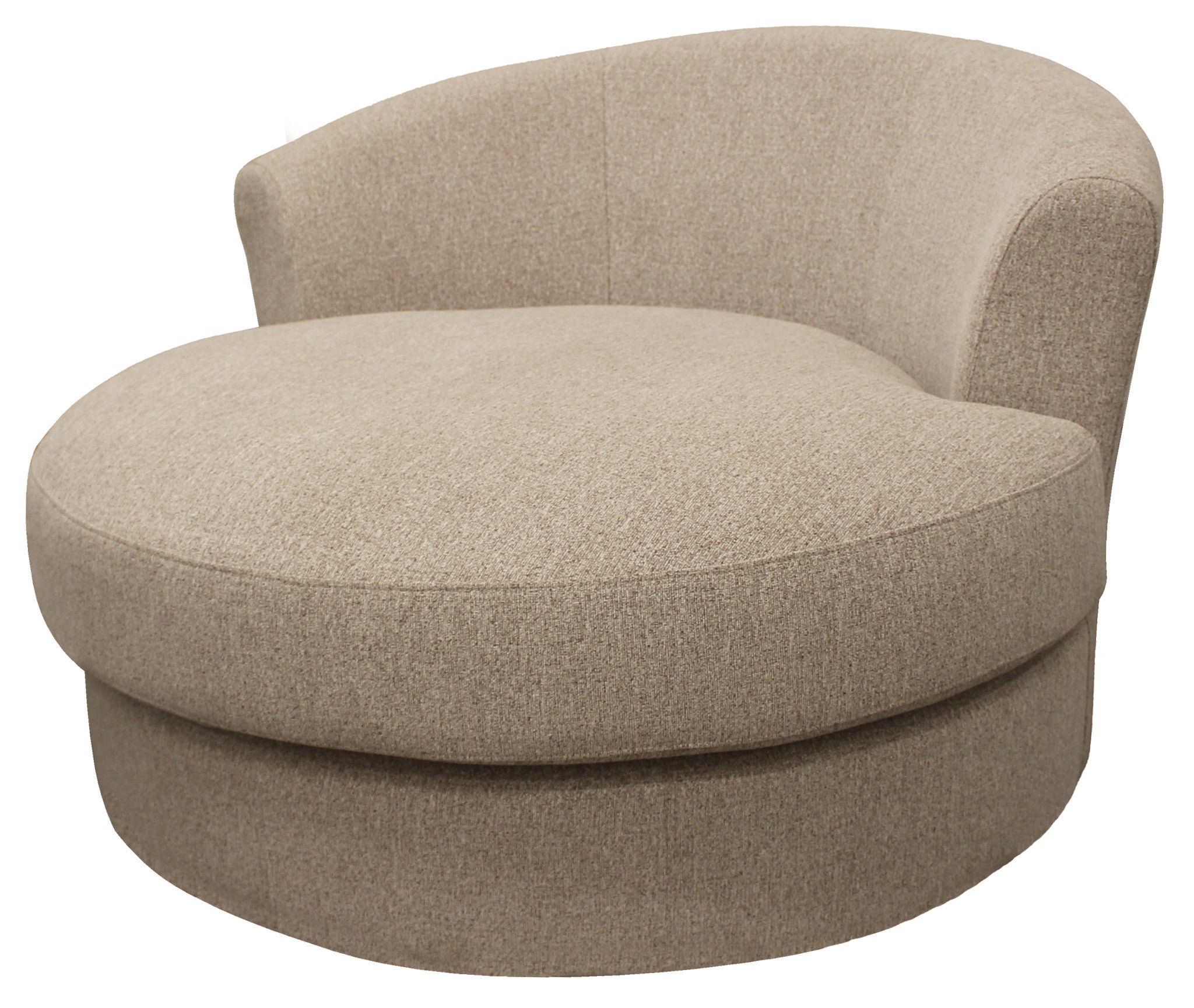 44" Sand Swivel Pad Chair