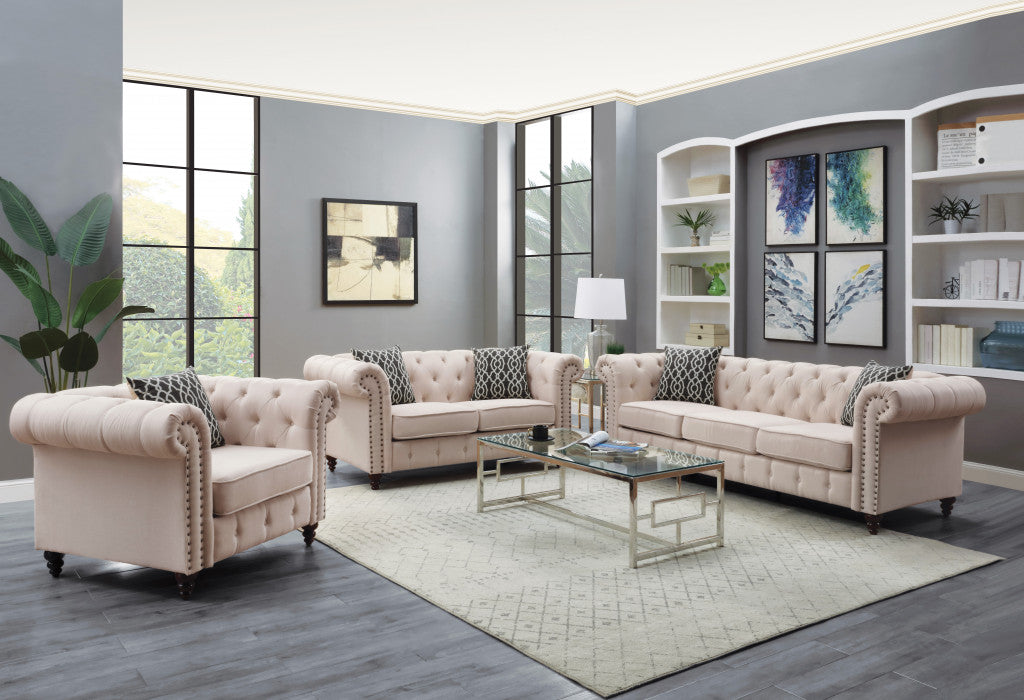 45" Tufted Chesterfield Chair