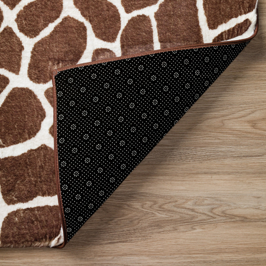 Faux Giraffe Skin Rug