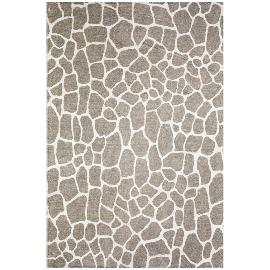 Faux Giraffe Skin Rug