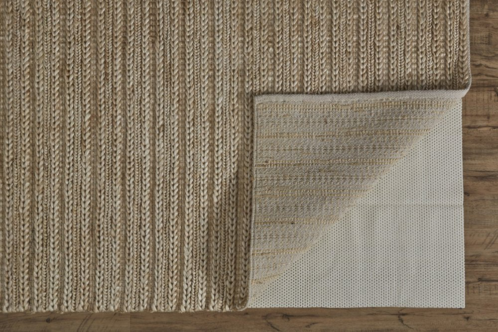 Solid Color Jute Hand Woven Area Rug
