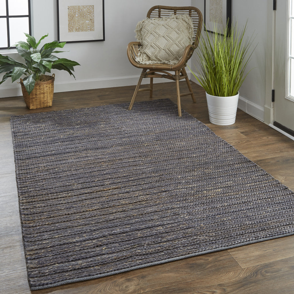 Solid Color Jute Hand Woven Area Rug