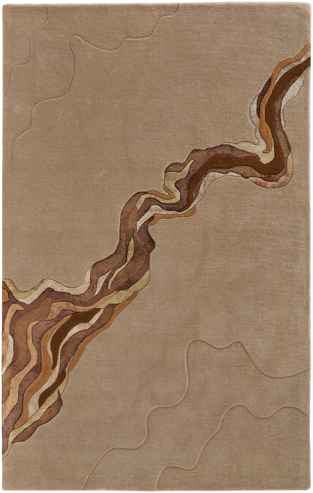 Wool Flow Area Rug