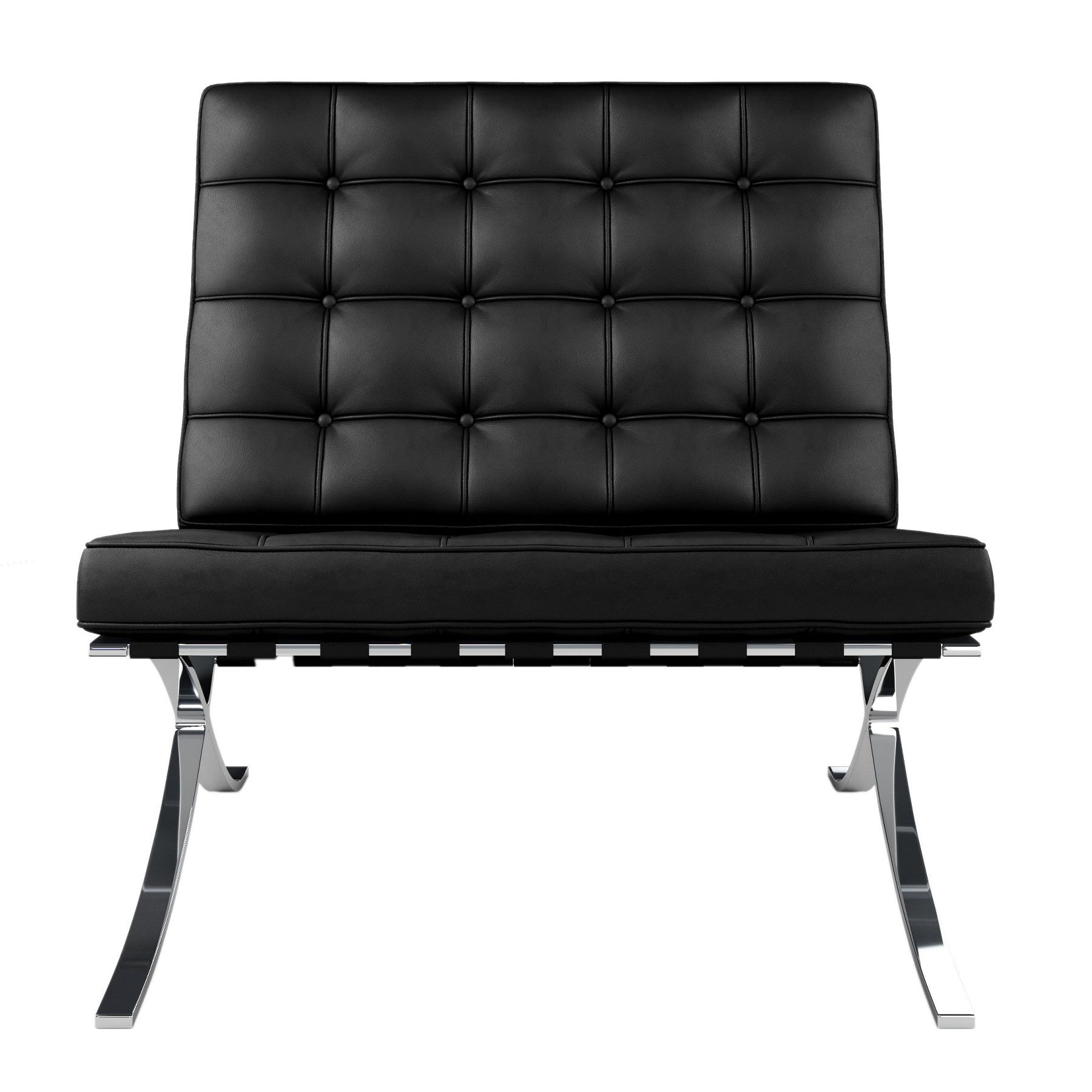 31" Tufted Armless Club Chair