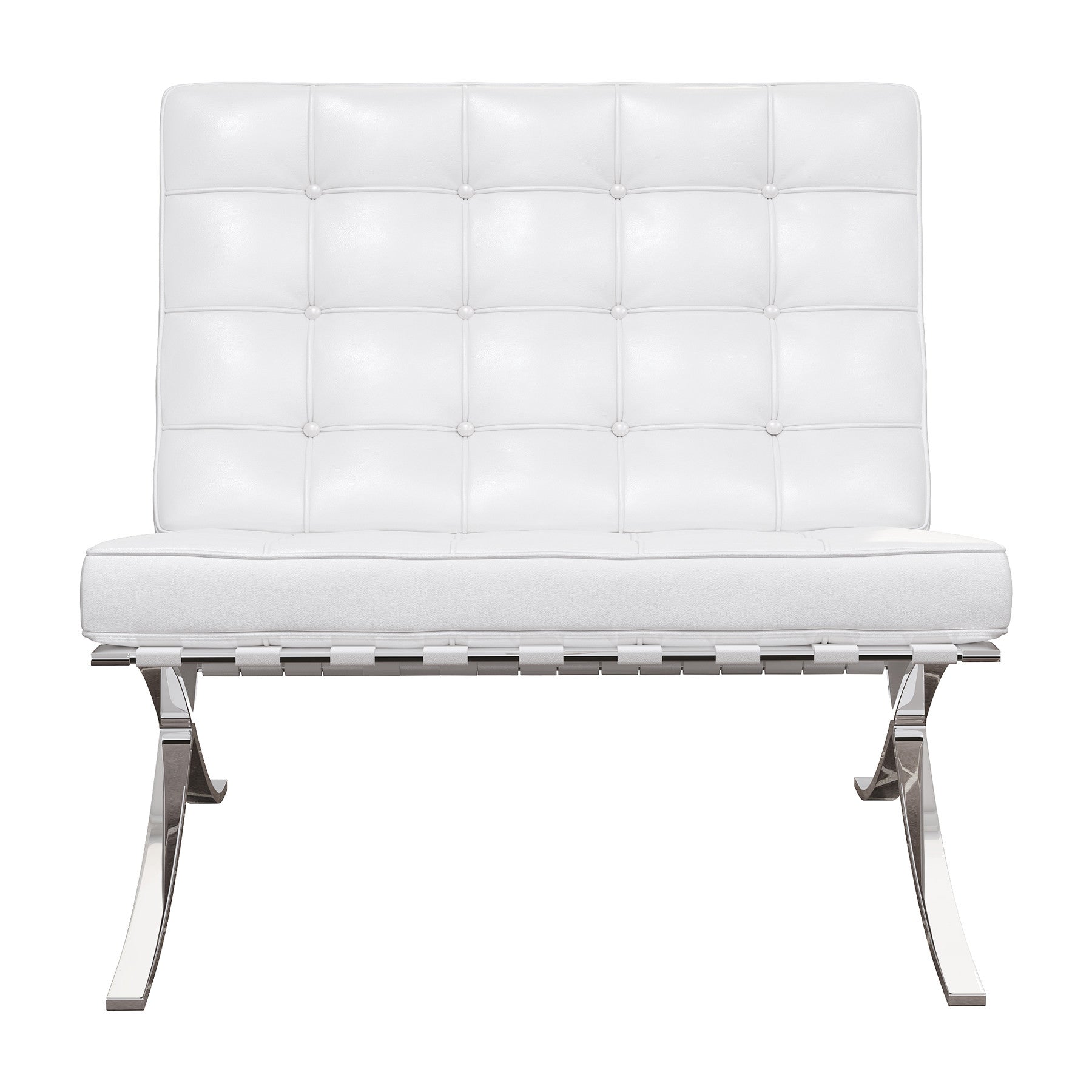 31" Tufted Armless Club Chair