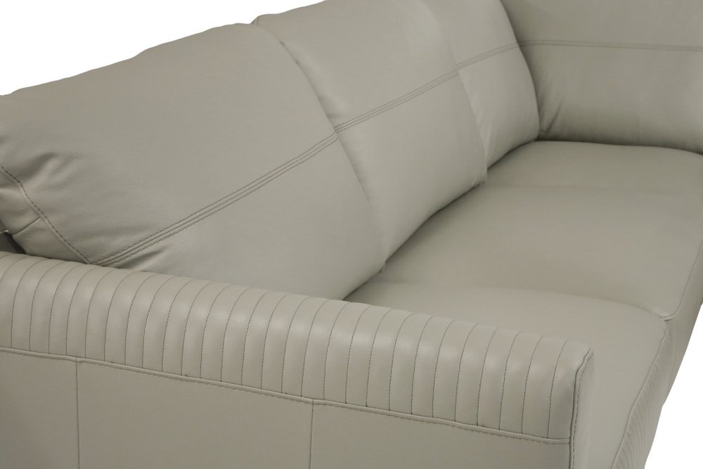 103" Light Green Two Piece Sectional with Chaise
