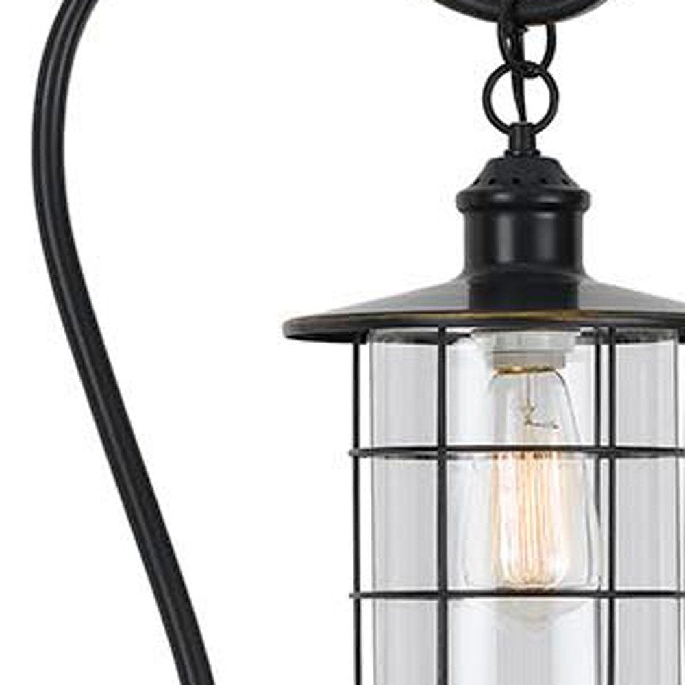 60" Bronze Lantern Floor Lamp