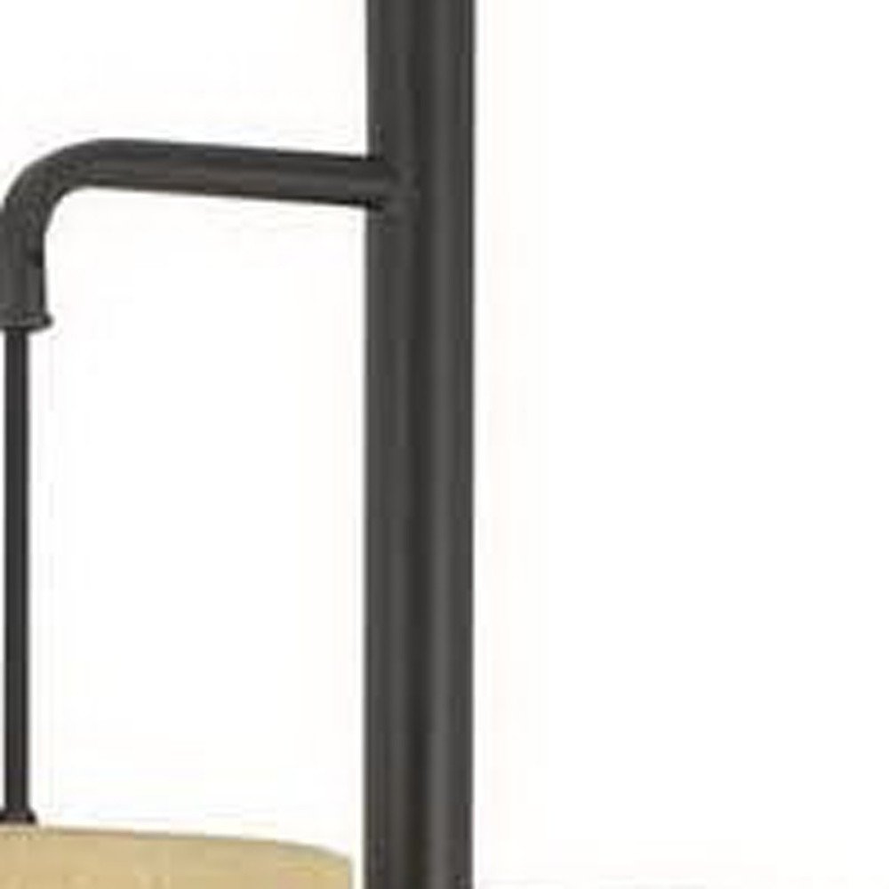 72" Bronze Three Drum Tree Floor Lamp
