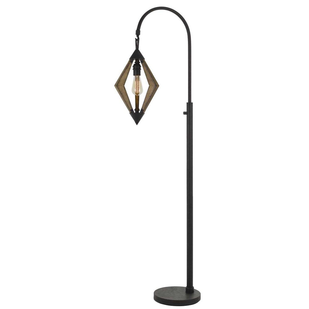 67" Black Diamond Floor Lamp