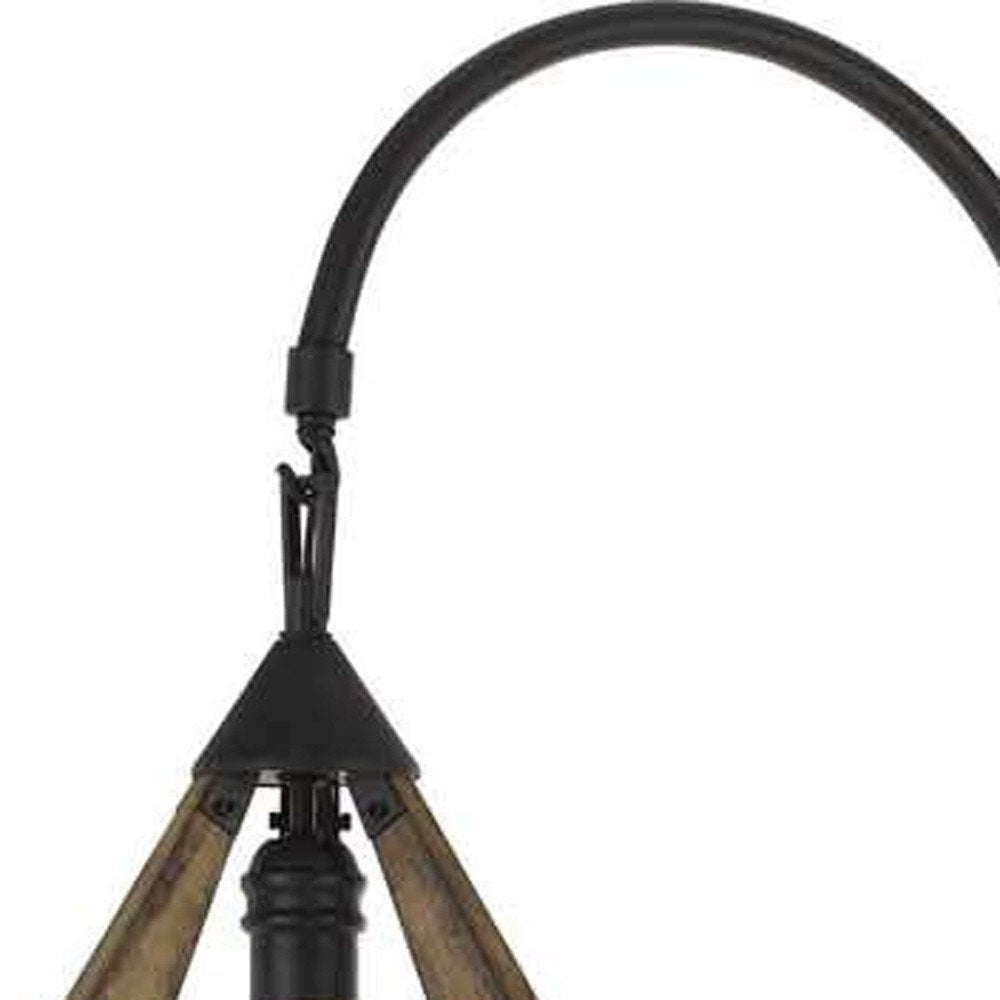 67" Black Diamond Floor Lamp