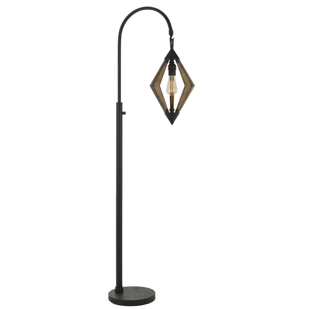 67" Black Diamond Floor Lamp
