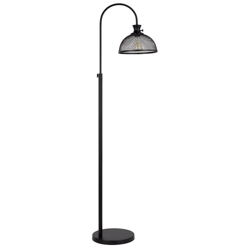 61" Black Dome Floor Lamp