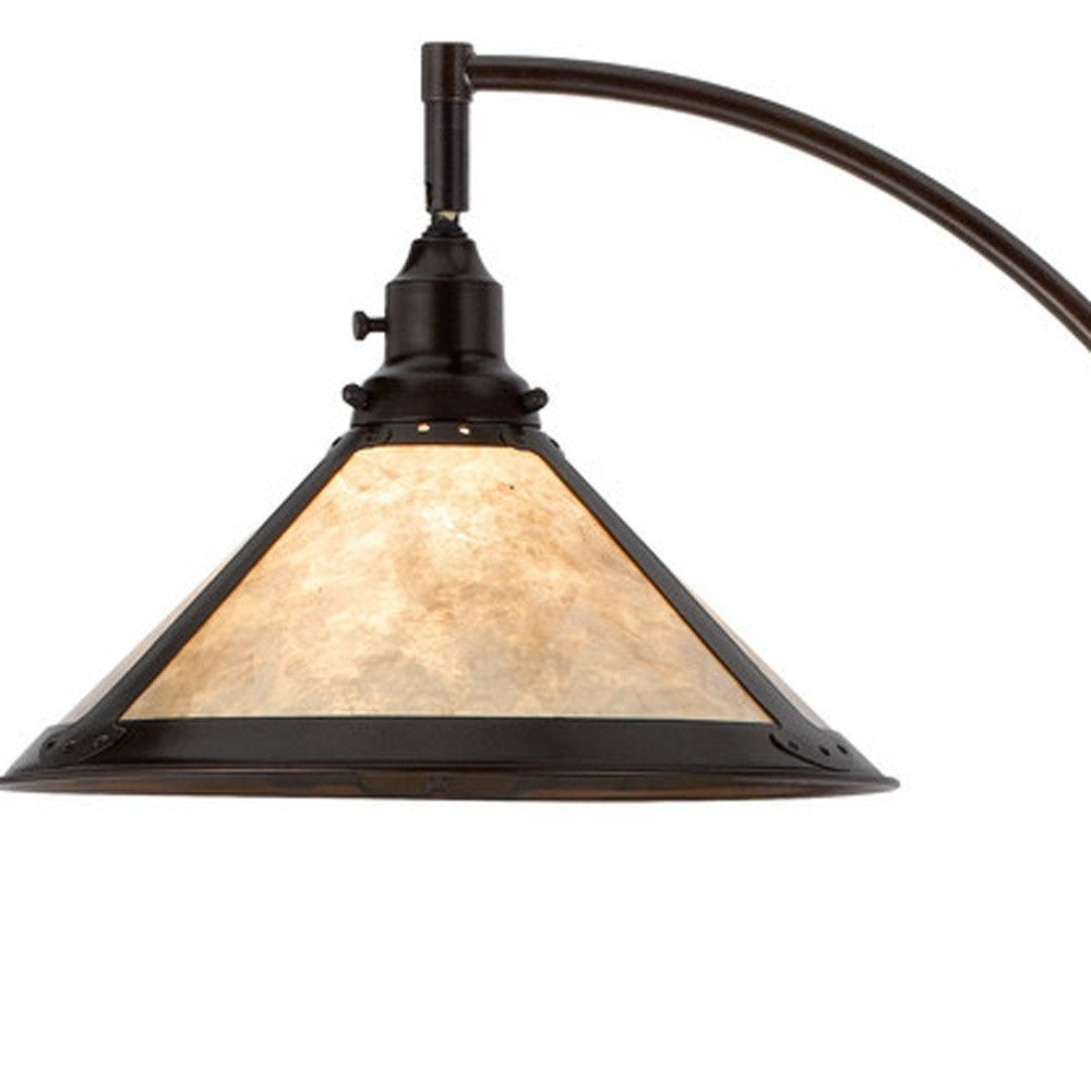 65" Bronze Industrial Reading Floor Lamp
