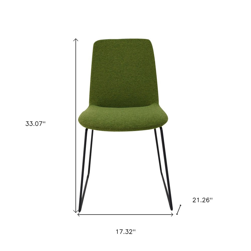 17" Set of Two Retro Dining chairs