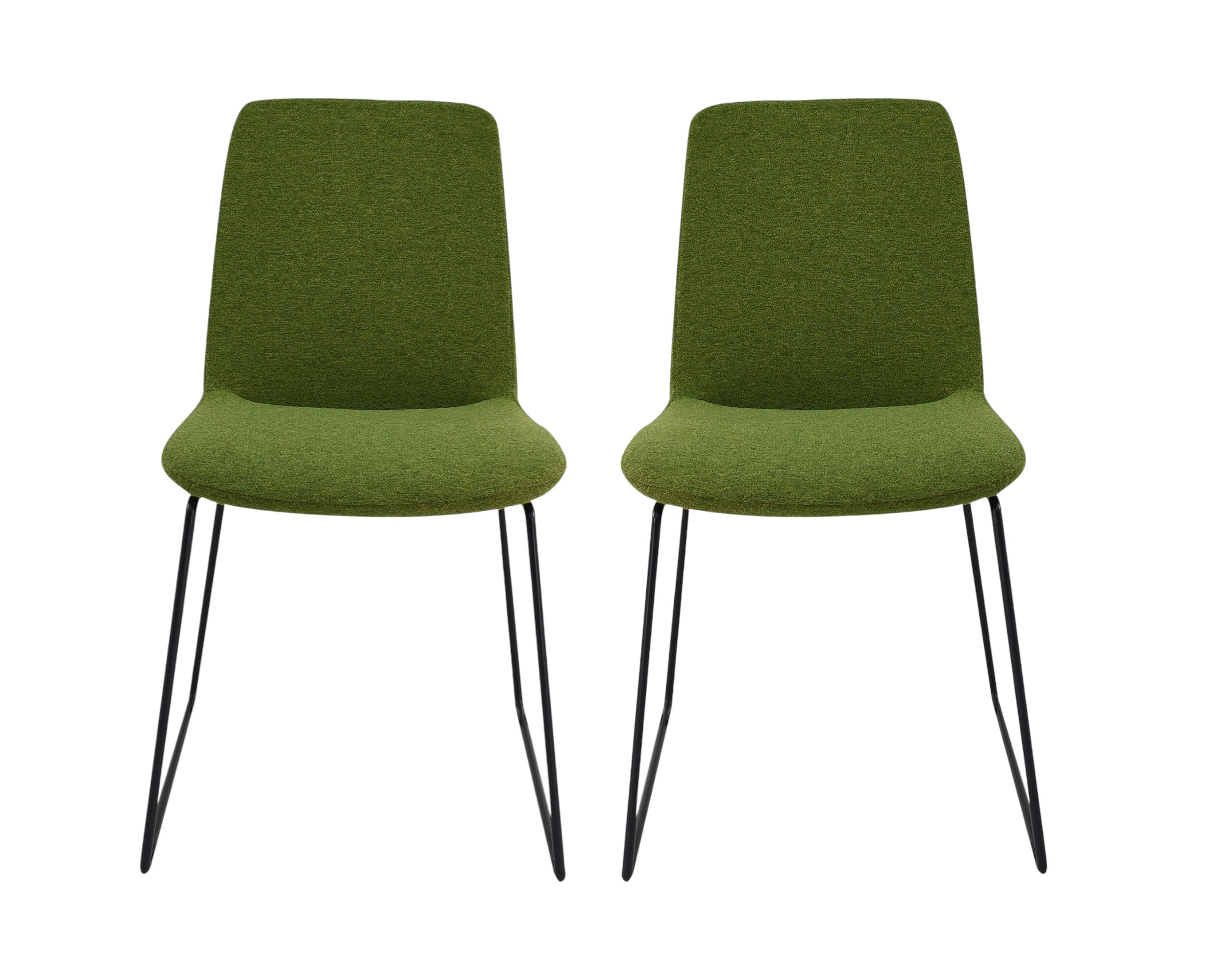 17" Set of Two Retro Dining chairs