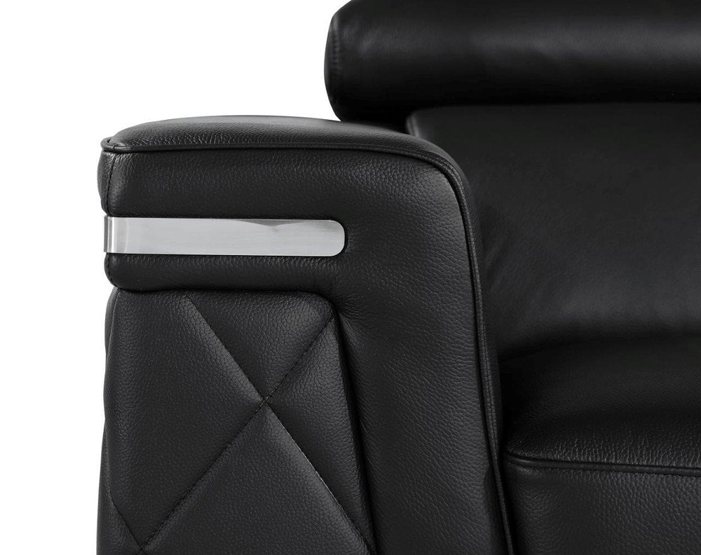 42" Leather Diamond Tufted Club Chair