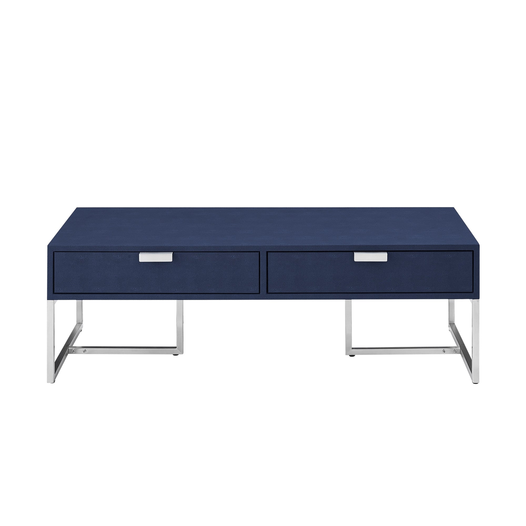 46" Modern 2 Drawer Coffee Table