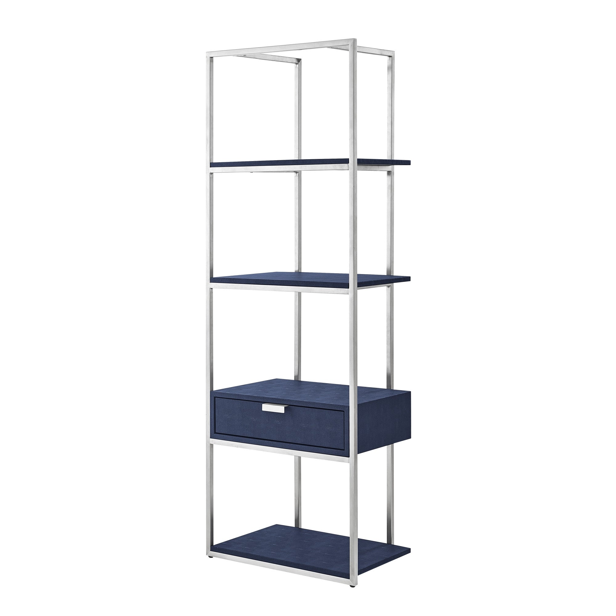 68" Four Tier Etagere Bookcase