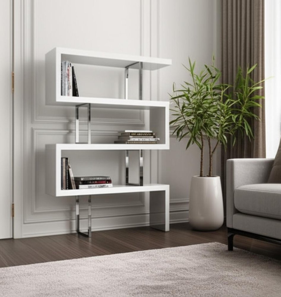 67" Contemporary Etagere Bookshelf