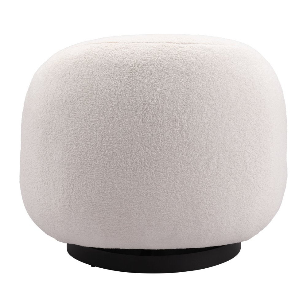 30" Faux Shearling Slipper Chair