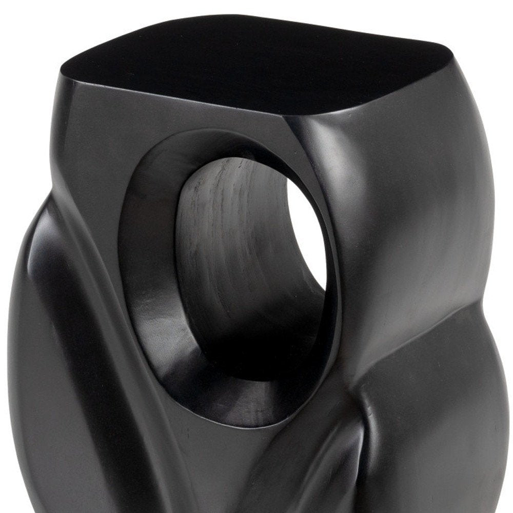 16" Black Free Form End Table