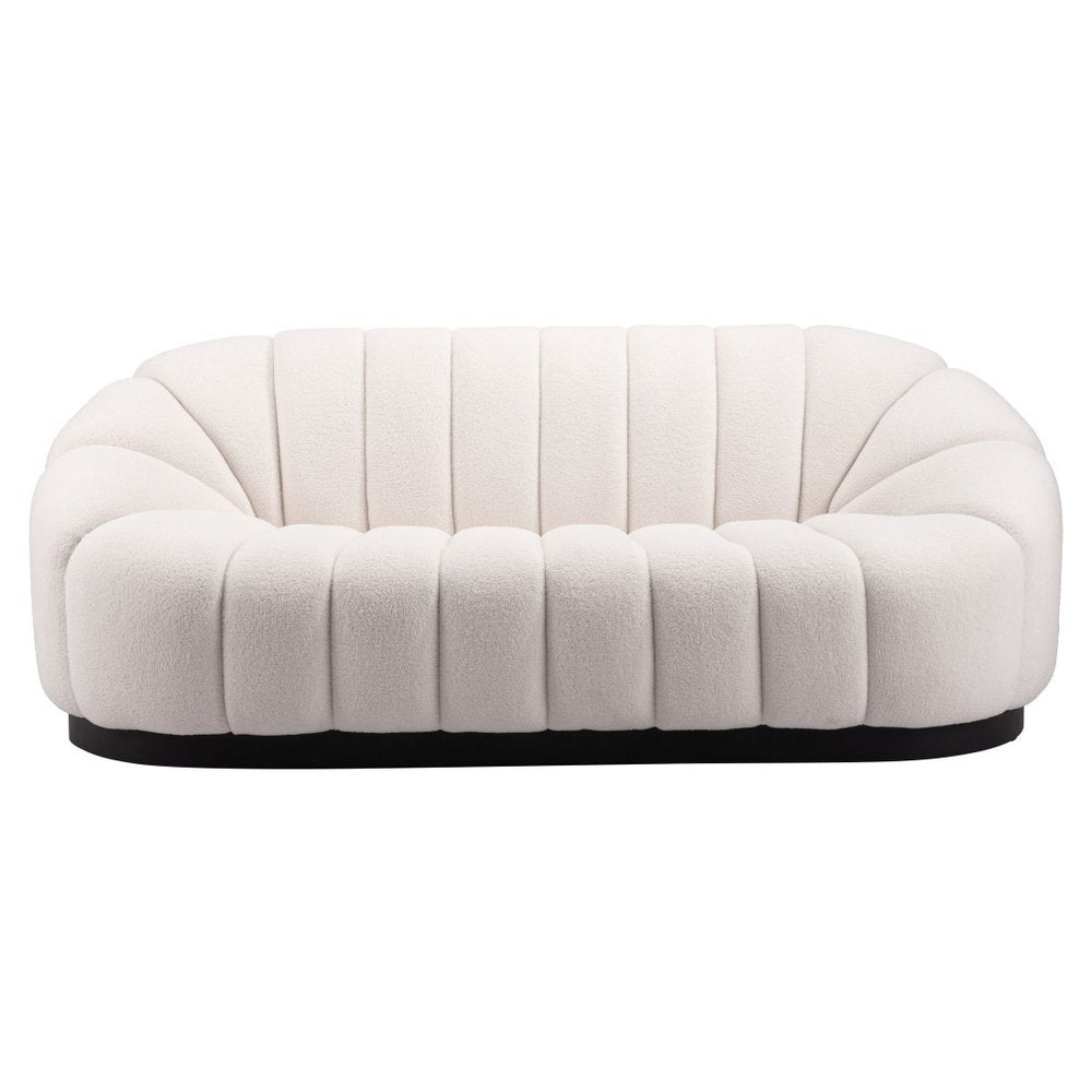 85" Indented Channel Back Loveseat