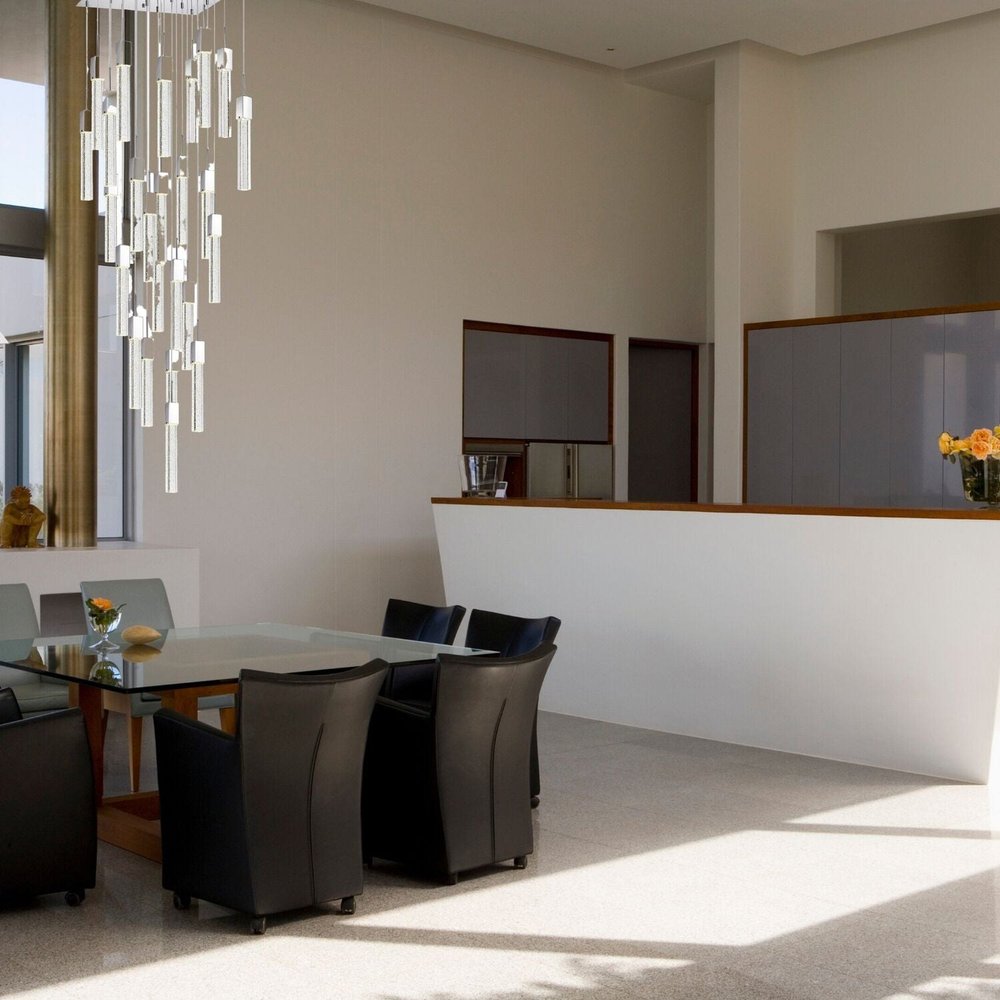 28" Silver 25-Light Drip Chandelier