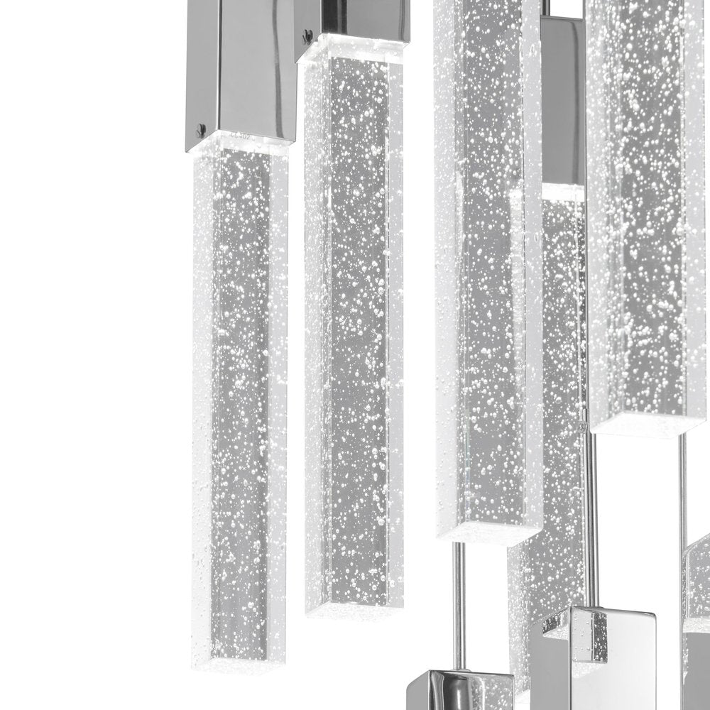 28" Silver 25-Light Drip Chandelier