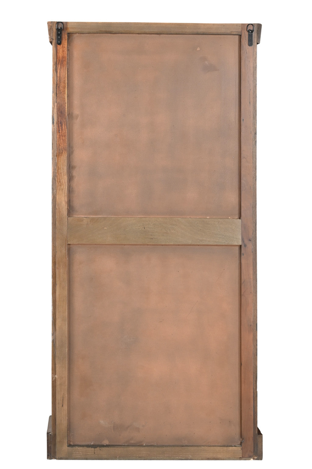 36" Brown Wood Arch Wine Cabinet